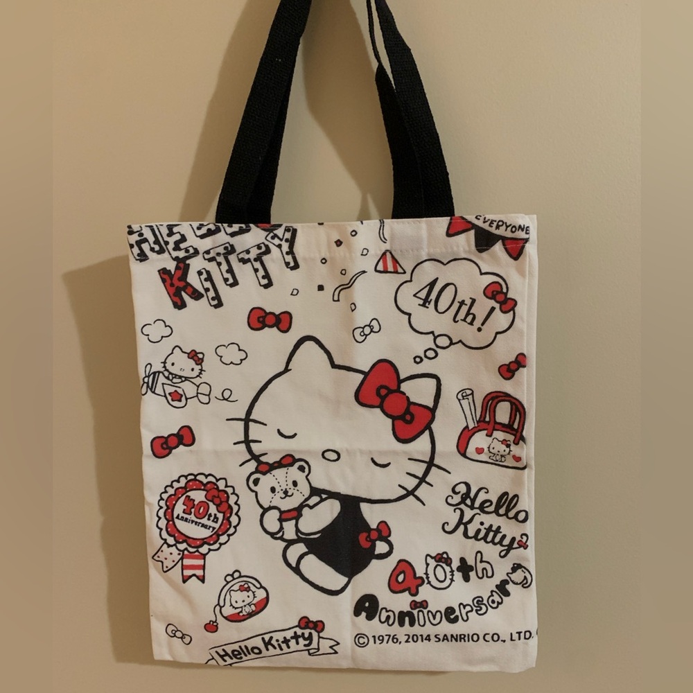 Hello Kitty Canvas Tote Bag